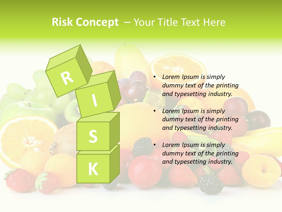 Healthy Vitamin Sweet PowerPoint Template