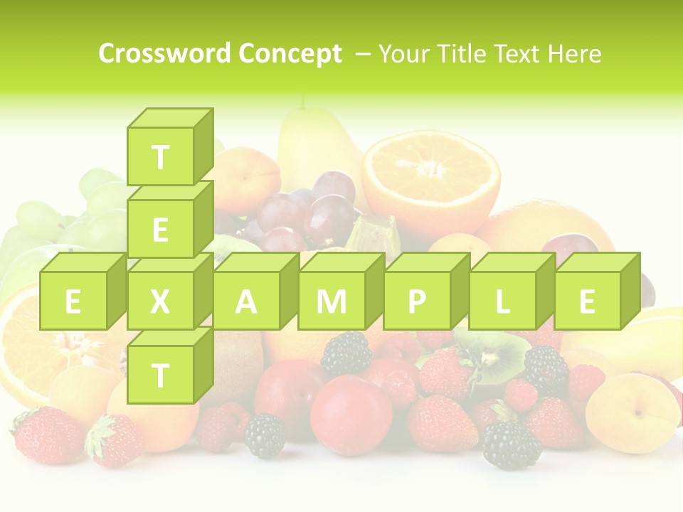 Healthy Vitamin Sweet PowerPoint Template