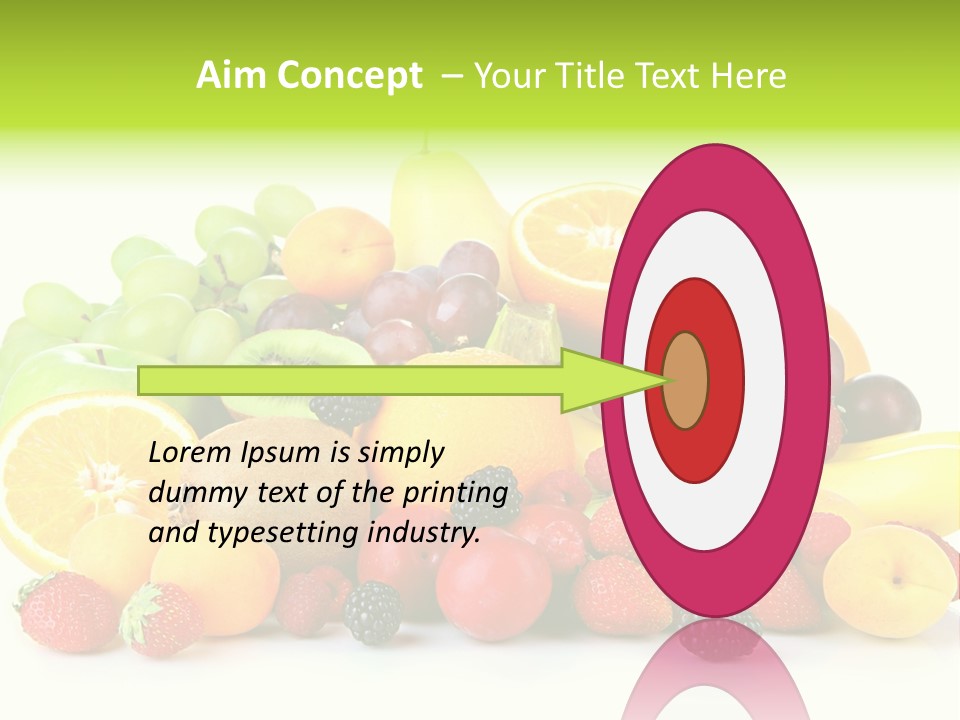 Healthy Vitamin Sweet PowerPoint Template