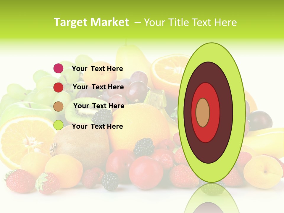 Healthy Vitamin Sweet PowerPoint Template