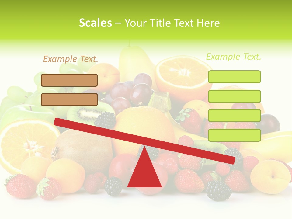 Healthy Vitamin Sweet PowerPoint Template