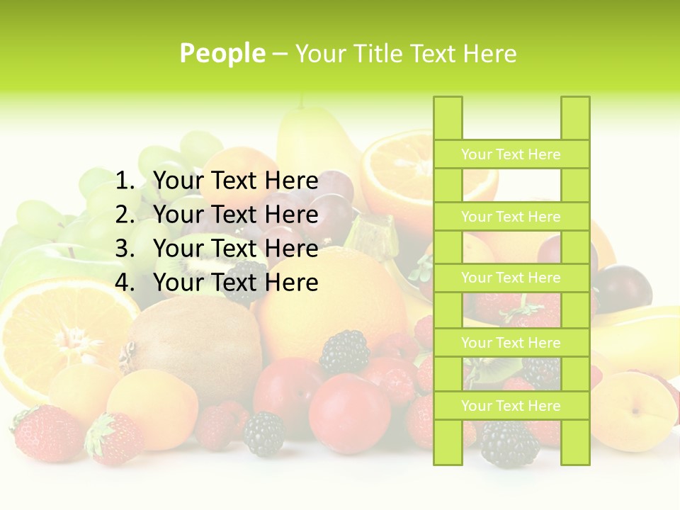 Healthy Vitamin Sweet PowerPoint Template