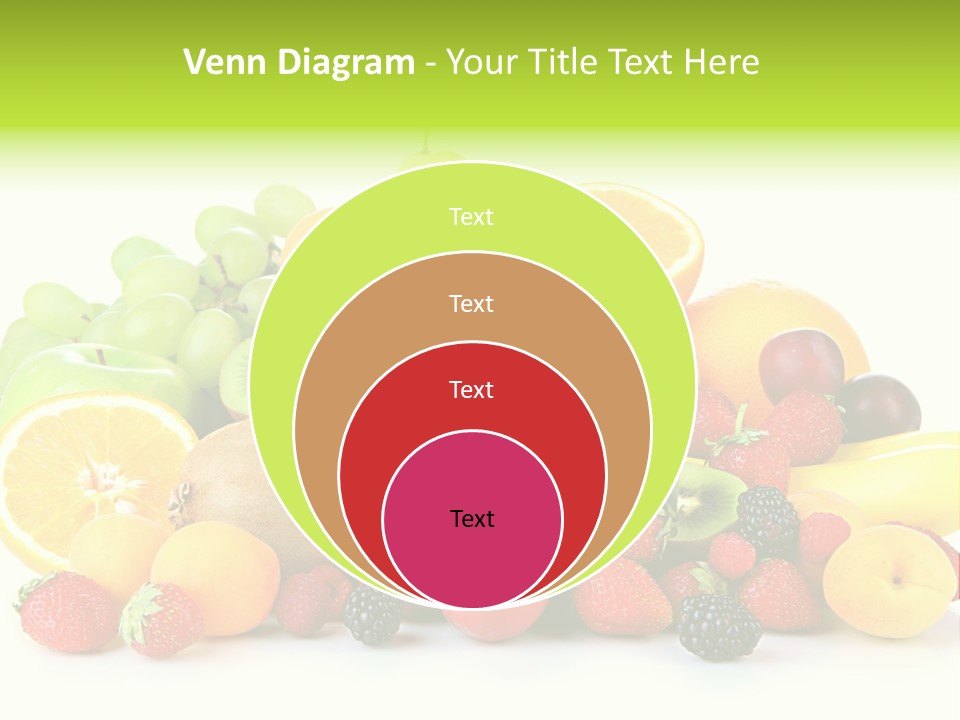 Healthy Vitamin Sweet PowerPoint Template
