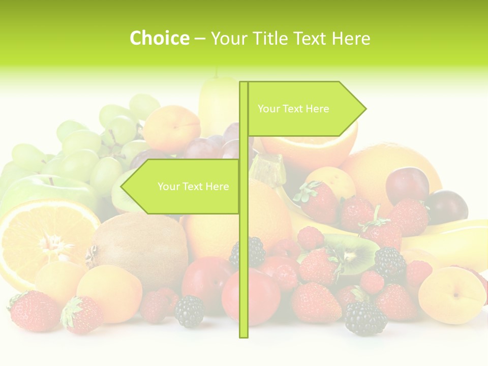 Healthy Vitamin Sweet PowerPoint Template