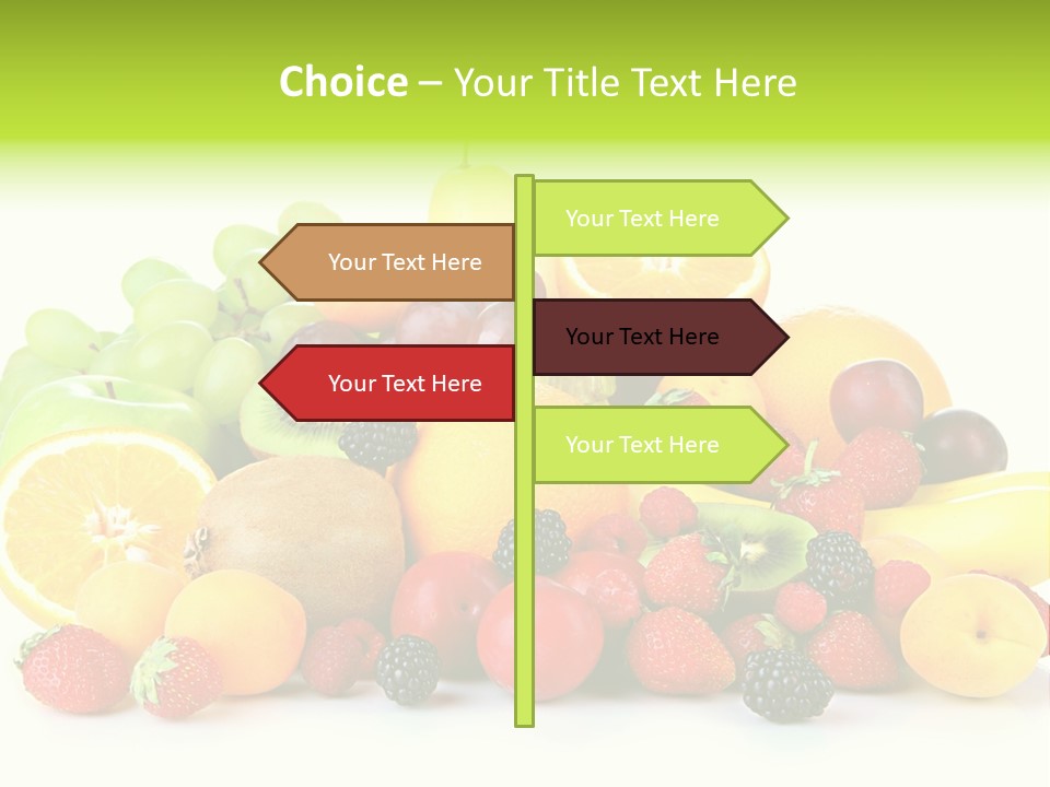 Healthy Vitamin Sweet PowerPoint Template