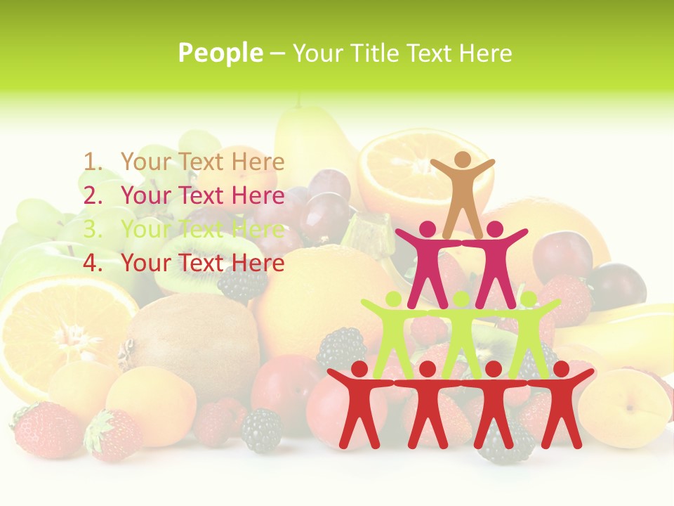 Healthy Vitamin Sweet PowerPoint Template
