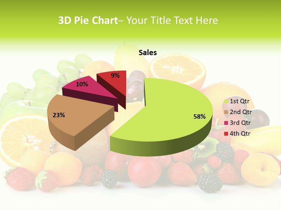 Healthy Vitamin Sweet PowerPoint Template