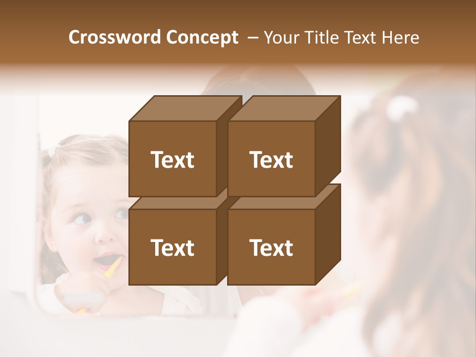 Mouth Reflexion Adorable PowerPoint Template