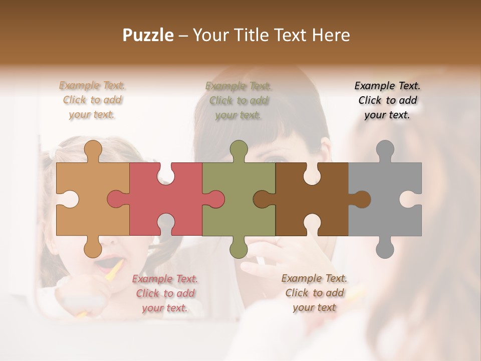 Mouth Reflexion Adorable PowerPoint Template