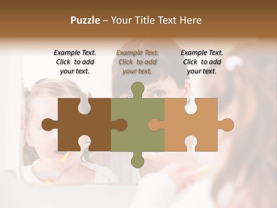 Mouth Reflexion Adorable PowerPoint Template