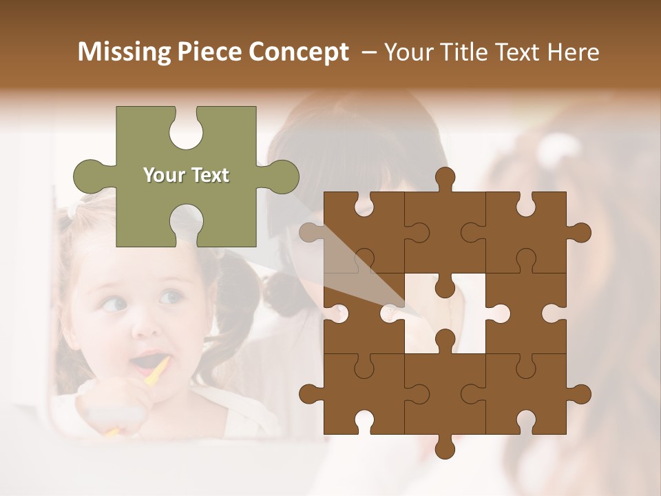 Mouth Reflexion Adorable PowerPoint Template