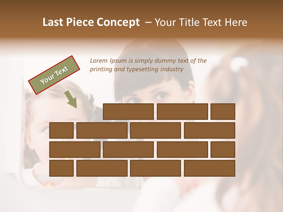 Mouth Reflexion Adorable PowerPoint Template