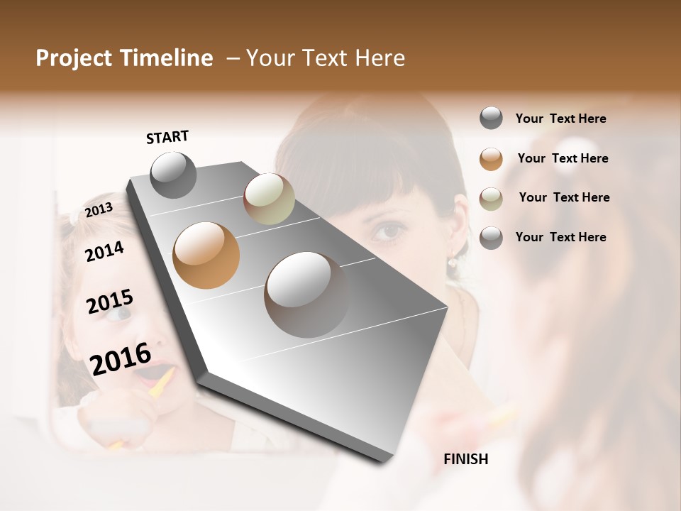 Mouth Reflexion Adorable PowerPoint Template