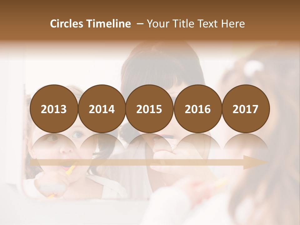 Mouth Reflexion Adorable PowerPoint Template