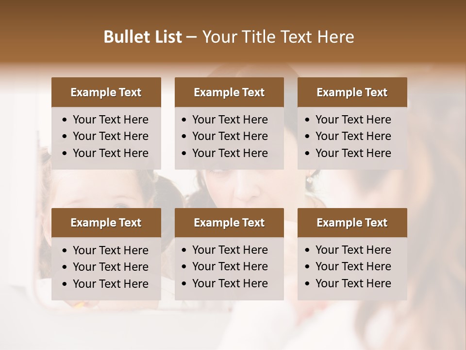 Mouth Reflexion Adorable PowerPoint Template