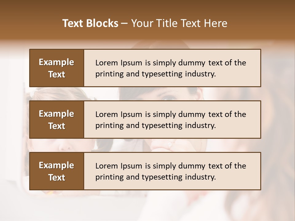 Mouth Reflexion Adorable PowerPoint Template