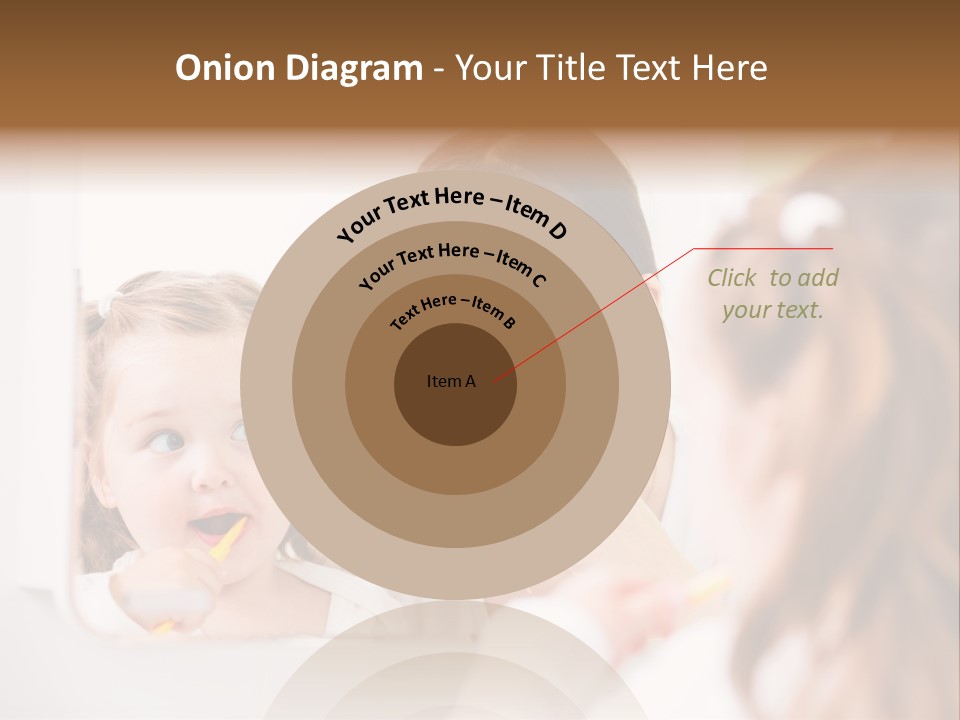 Mouth Reflexion Adorable PowerPoint Template