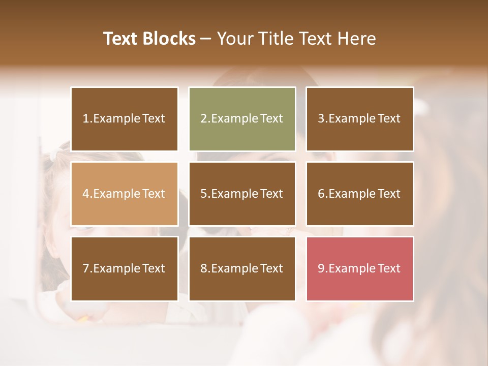 Mouth Reflexion Adorable PowerPoint Template