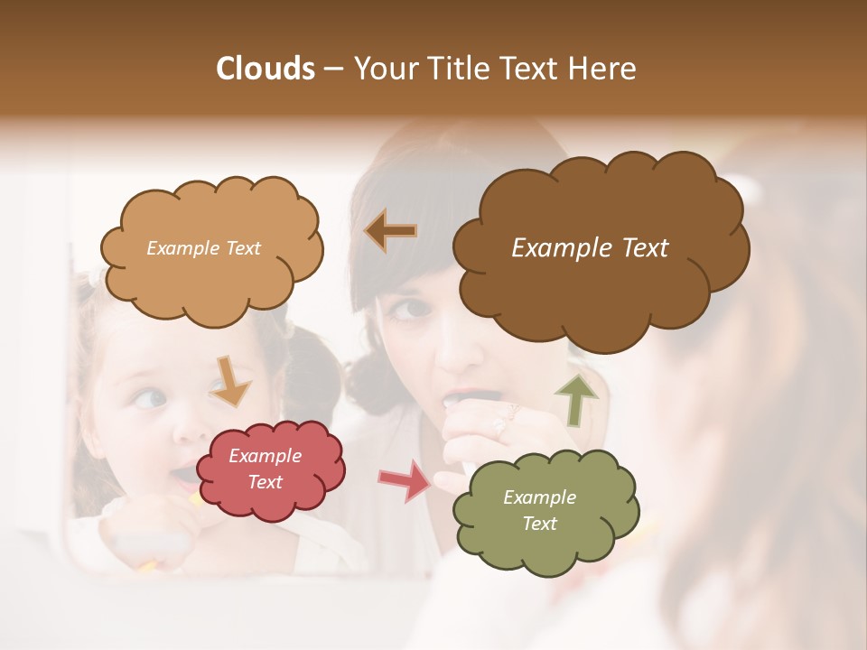 Mouth Reflexion Adorable PowerPoint Template