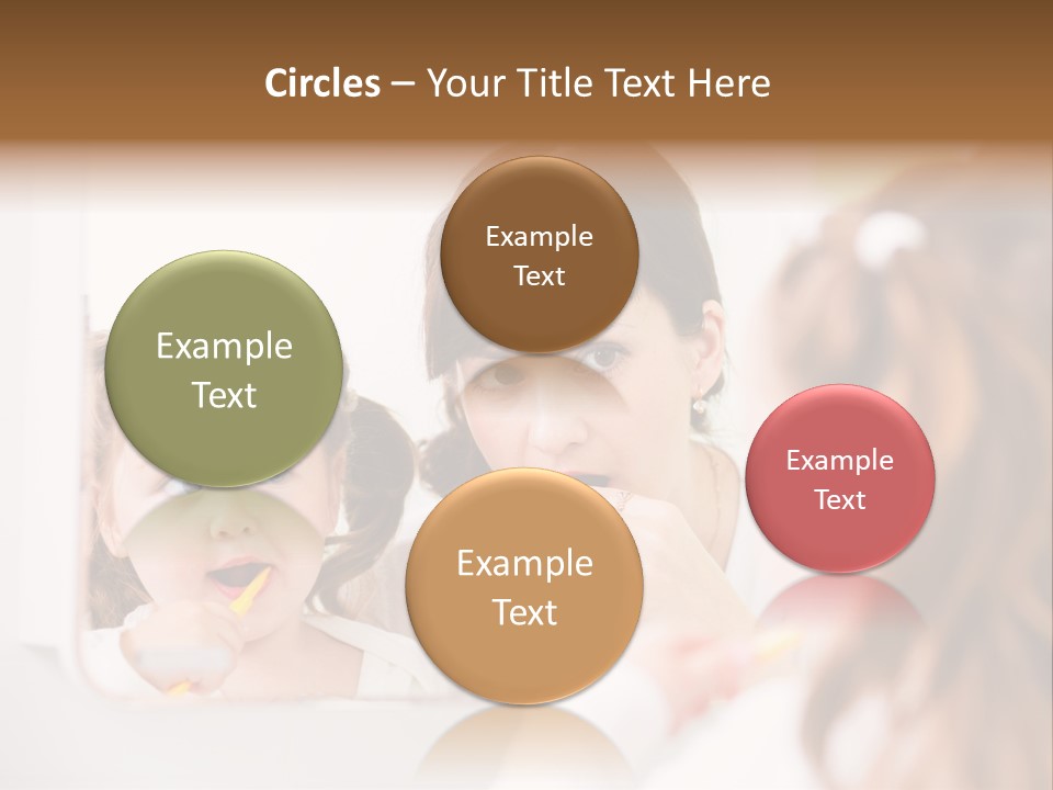 Mouth Reflexion Adorable PowerPoint Template