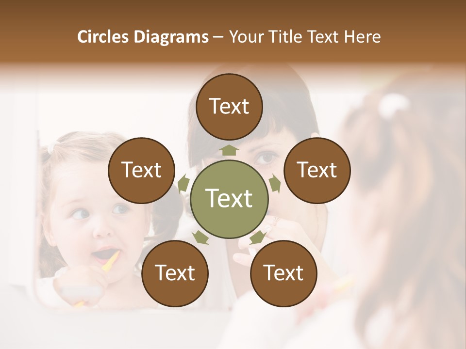 Mouth Reflexion Adorable PowerPoint Template