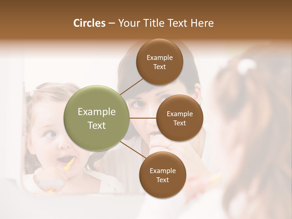 Mouth Reflexion Adorable PowerPoint Template