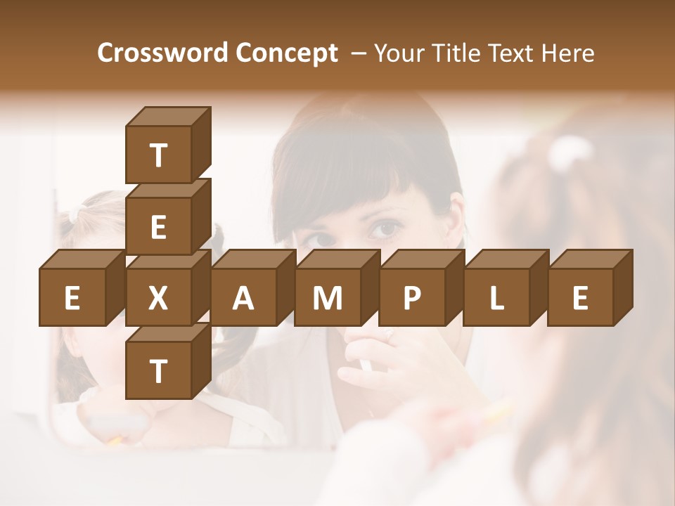 Mouth Reflexion Adorable PowerPoint Template