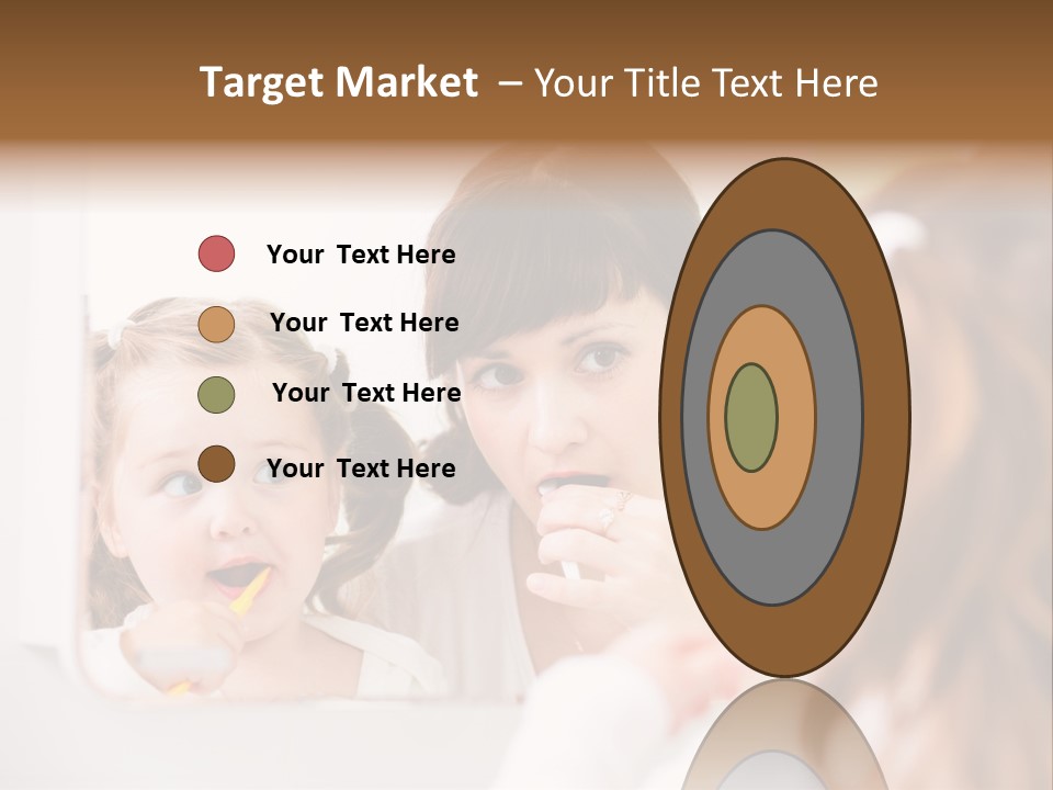 Mouth Reflexion Adorable PowerPoint Template