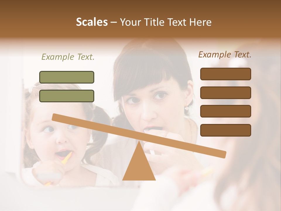 Mouth Reflexion Adorable PowerPoint Template