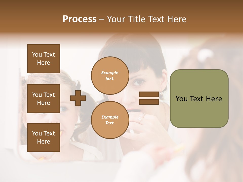 Mouth Reflexion Adorable PowerPoint Template
