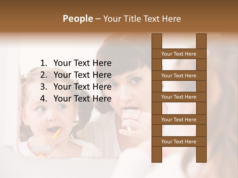 Mouth Reflexion Adorable PowerPoint Template