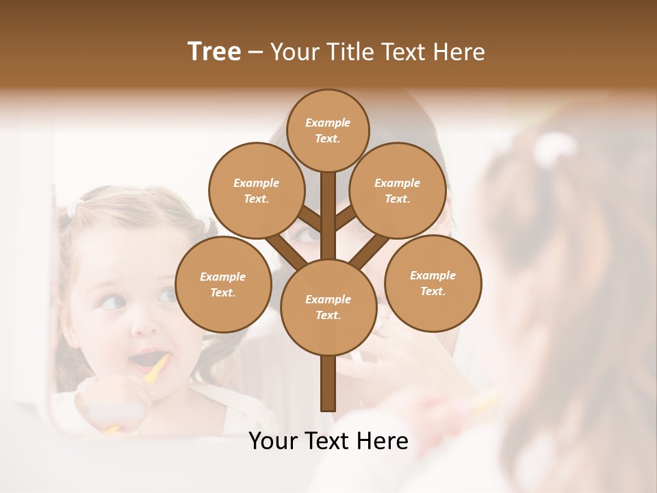 Mouth Reflexion Adorable PowerPoint Template