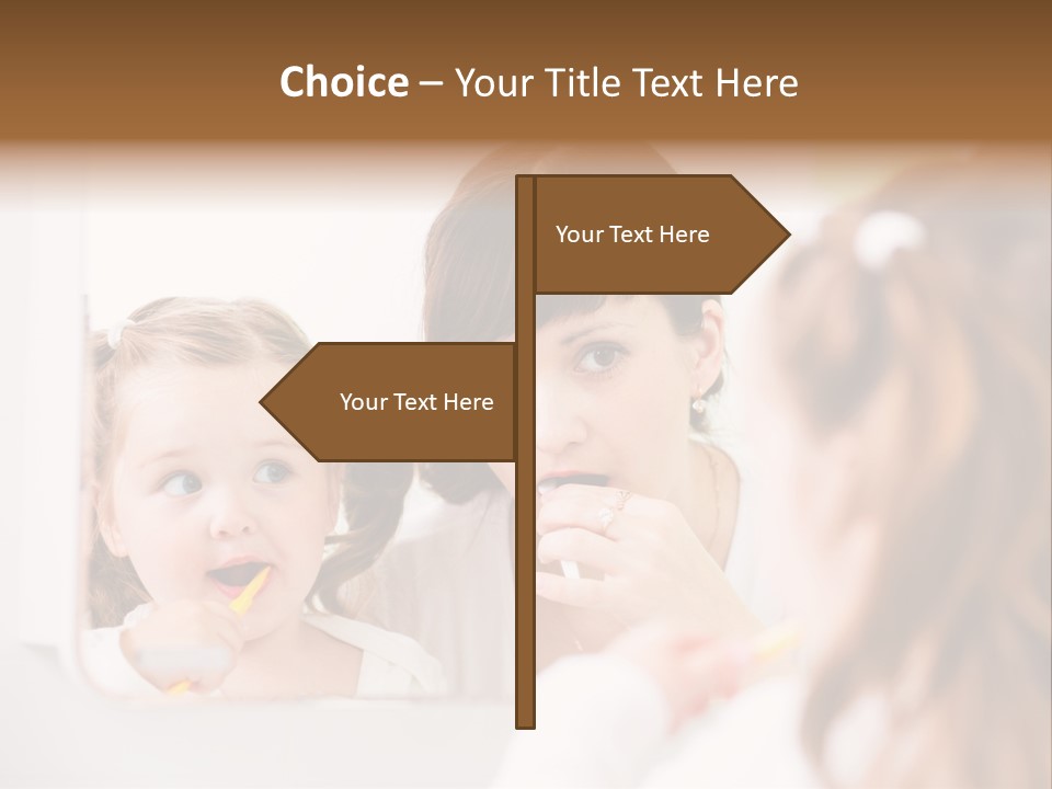 Mouth Reflexion Adorable PowerPoint Template