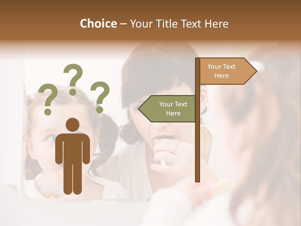 Mouth Reflexion Adorable PowerPoint Template