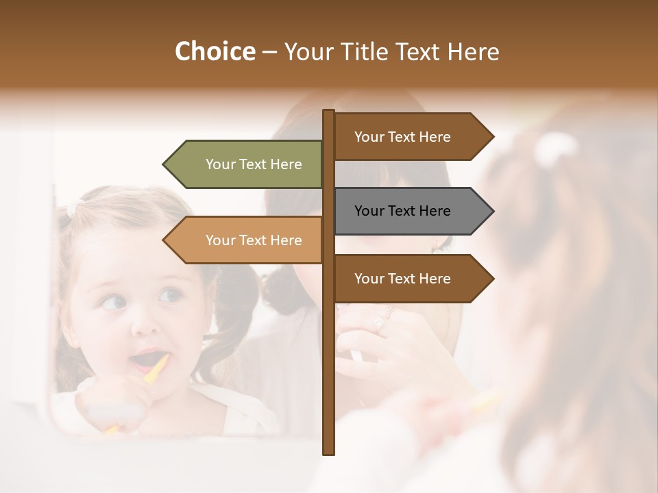 Mouth Reflexion Adorable PowerPoint Template