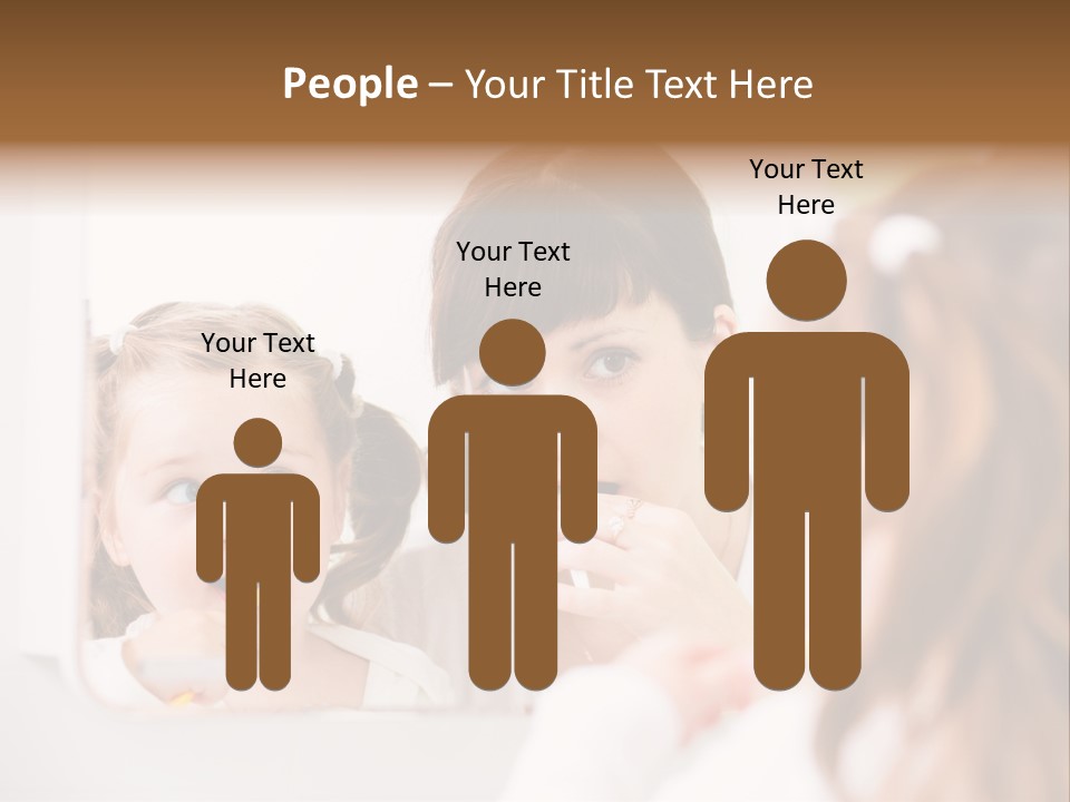 Mouth Reflexion Adorable PowerPoint Template