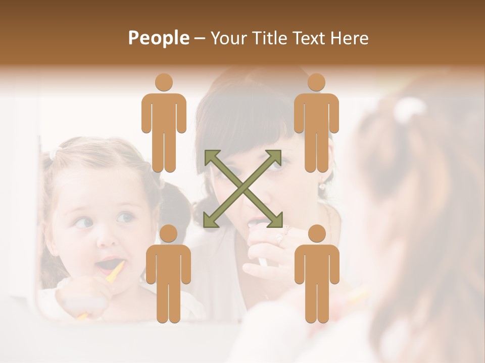 Mouth Reflexion Adorable PowerPoint Template