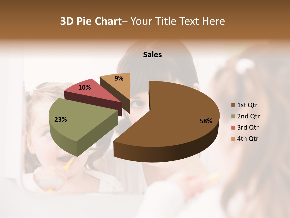 Mouth Reflexion Adorable PowerPoint Template
