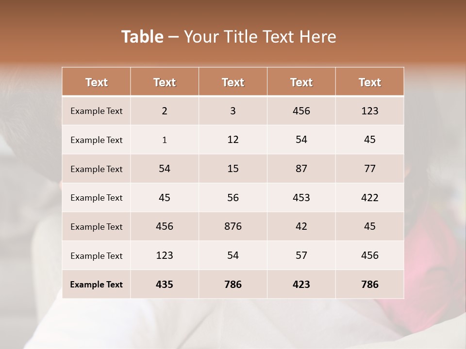 A Man Holding A Little Girl In His Arms PowerPoint Template