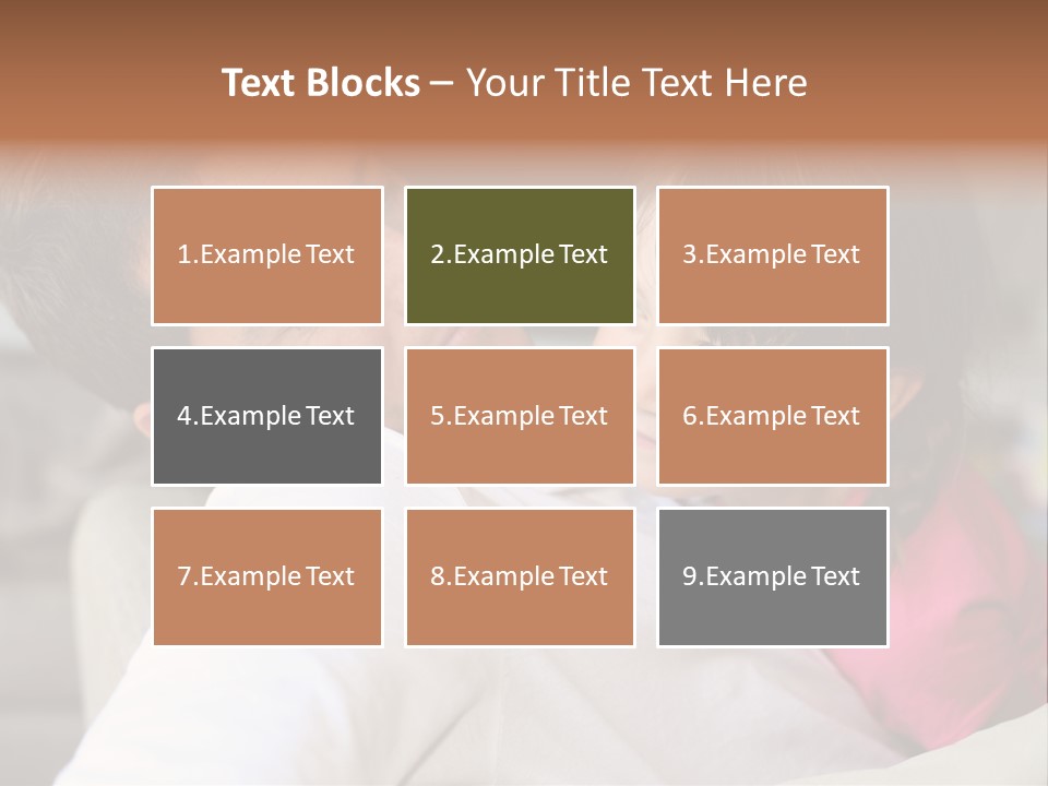 A Man Holding A Little Girl In His Arms PowerPoint Template