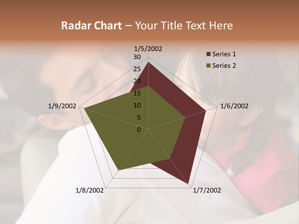 A Man Holding A Little Girl In His Arms PowerPoint Template