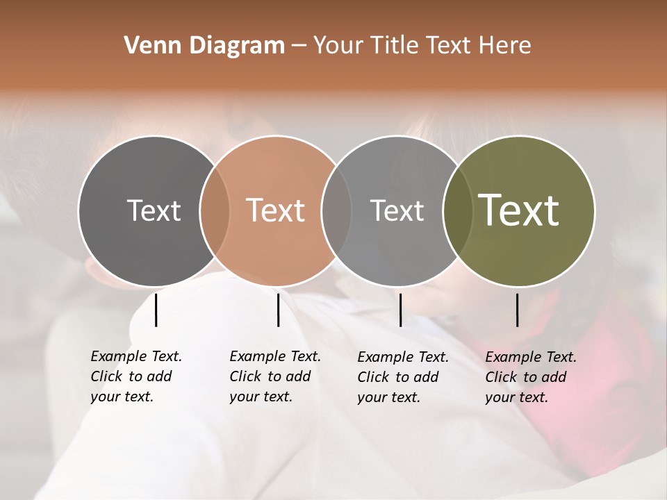 A Man Holding A Little Girl In His Arms PowerPoint Template