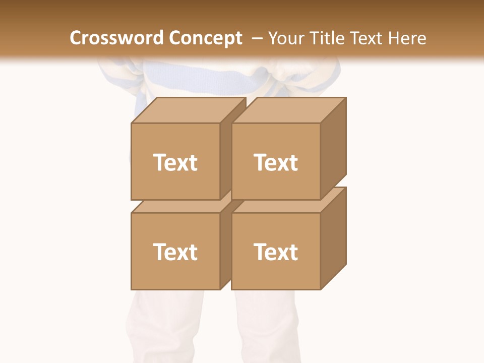 A Little Boy In A Santa Hat Is Holding A Sign PowerPoint Template