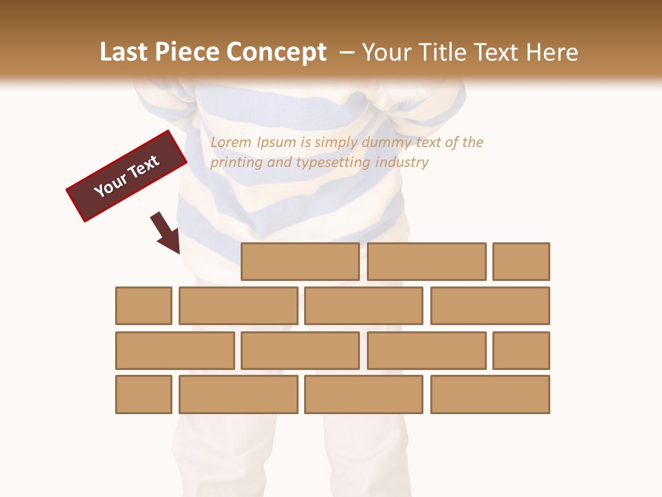 A Little Boy In A Santa Hat Is Holding A Sign PowerPoint Template