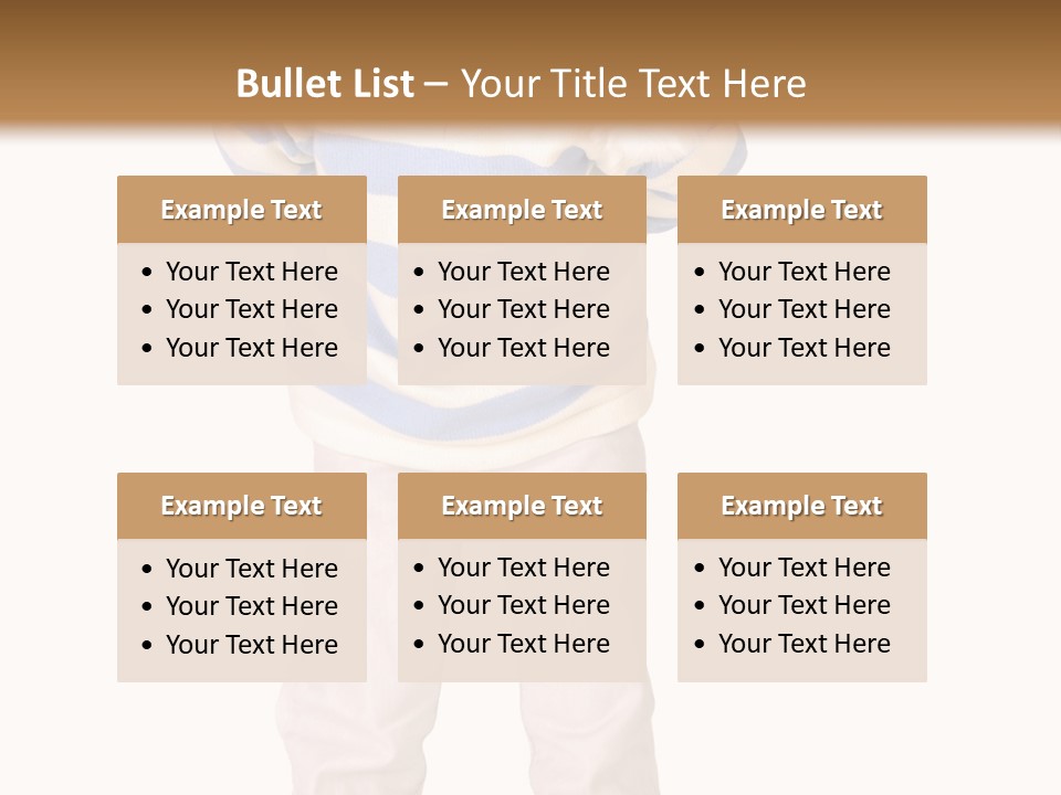 A Little Boy In A Santa Hat Is Holding A Sign PowerPoint Template