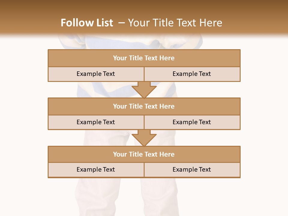 A Little Boy In A Santa Hat Is Holding A Sign PowerPoint Template