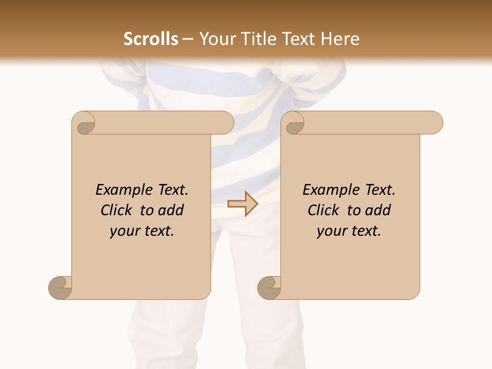 A Little Boy In A Santa Hat Is Holding A Sign PowerPoint Template