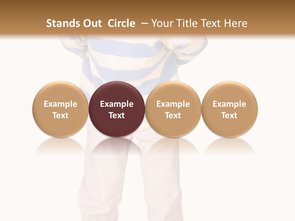 A Little Boy In A Santa Hat Is Holding A Sign PowerPoint Template