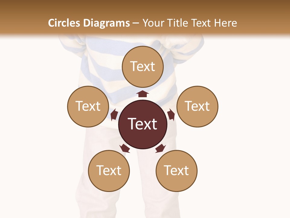 A Little Boy In A Santa Hat Is Holding A Sign PowerPoint Template