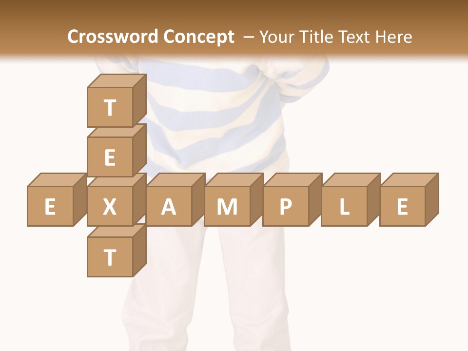 A Little Boy In A Santa Hat Is Holding A Sign PowerPoint Template